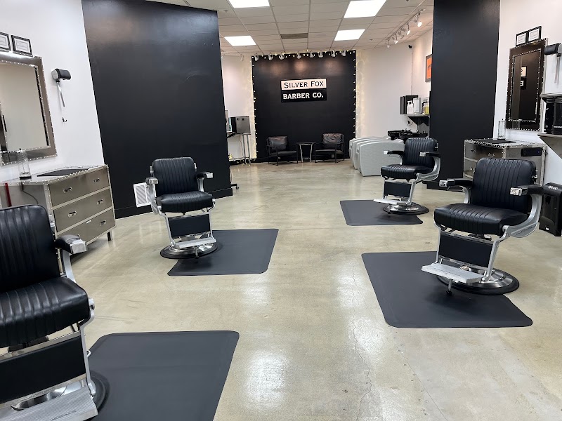 Professional barber station with modern equipment