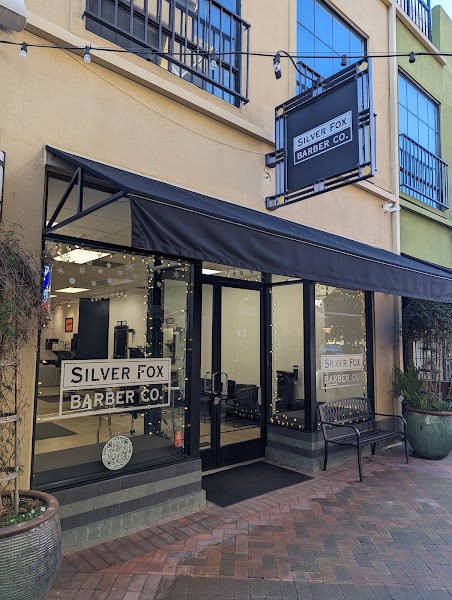 Distinguished gentleman showcasing a precision Silver Fox haircut