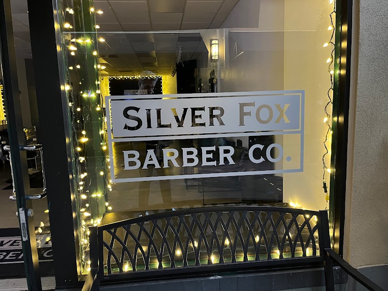 Silver Fox Barber Co. interior showing classic barber chairs
