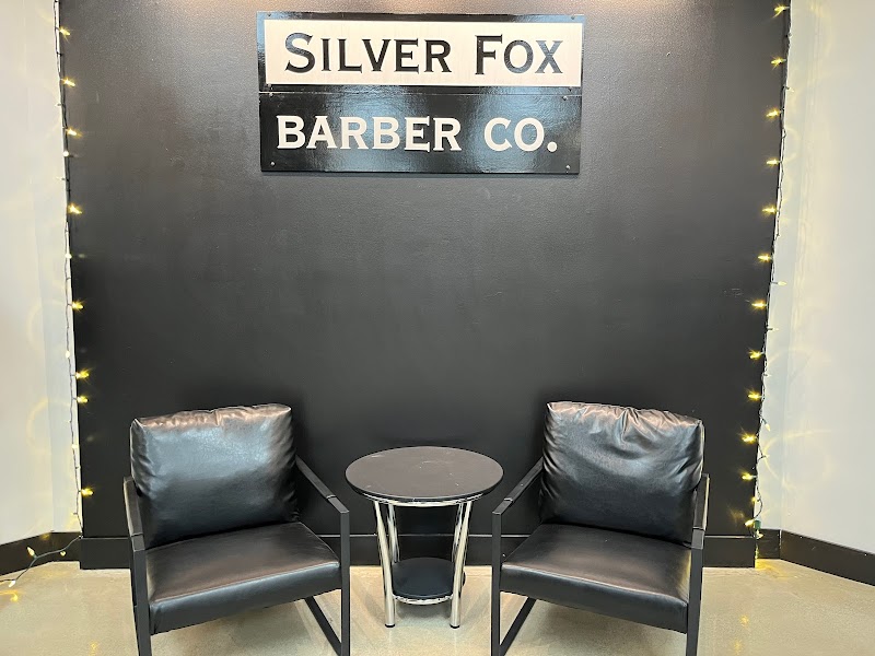 Clean, upscale barbershop interior